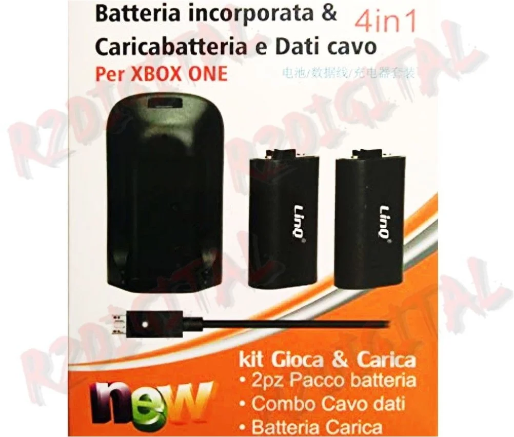 2x Batterie per Controller X-box One