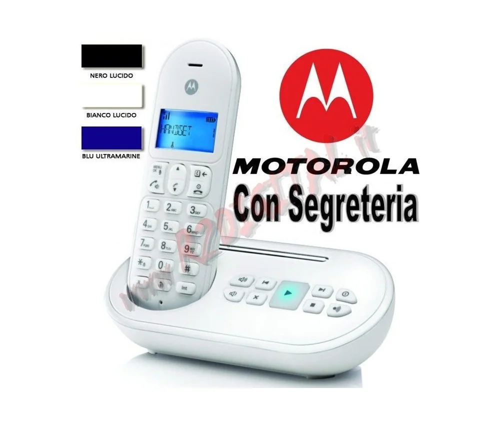 Motorola Dect T111 Bianco o Nero