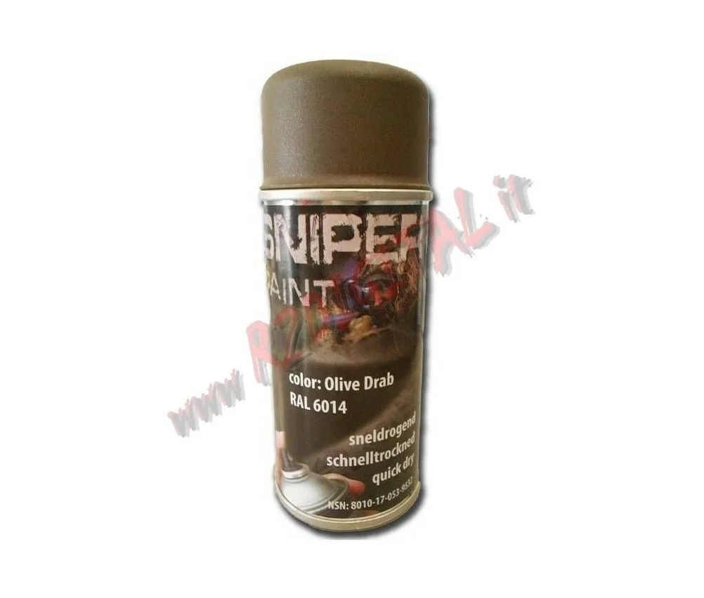 Fosco Vernice Olive Drab 6014 spray 150ml armi