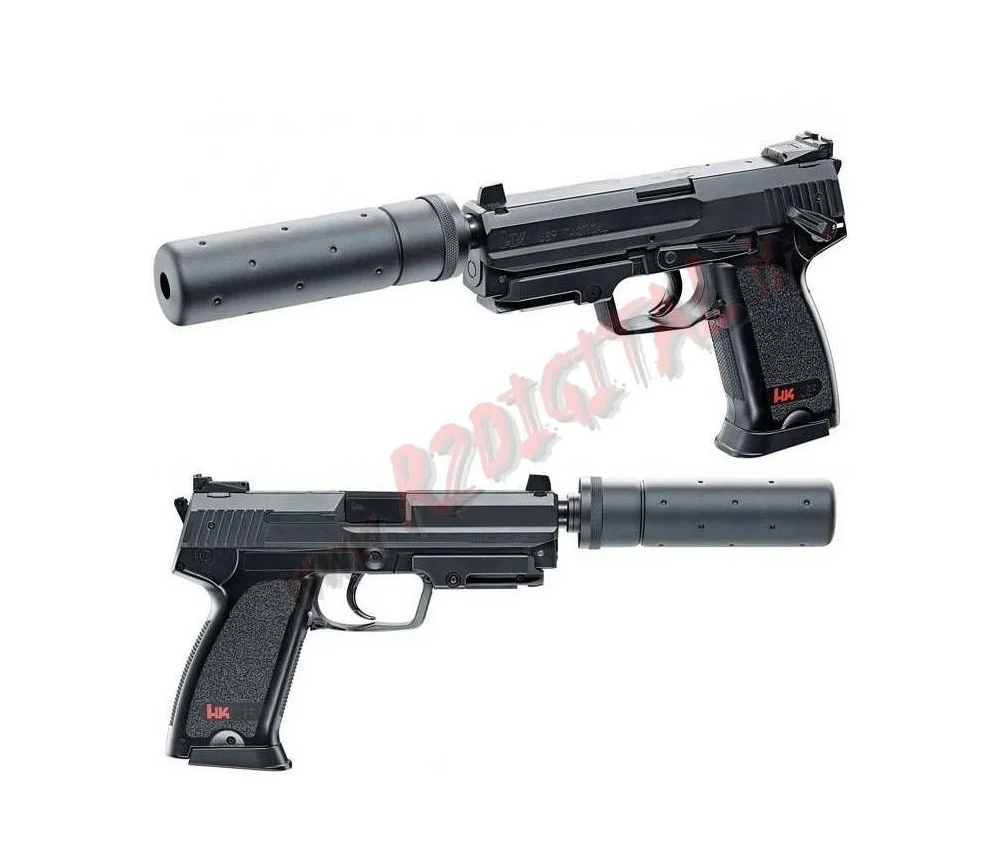 Umarex Pistola Elettrica Usp con Silenziatore HK 2.5976