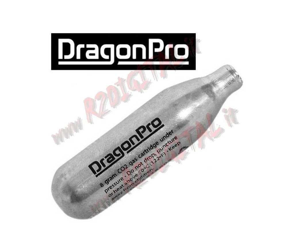 Dragonpro CO2 Bombolette 1 pezzi 8Gr