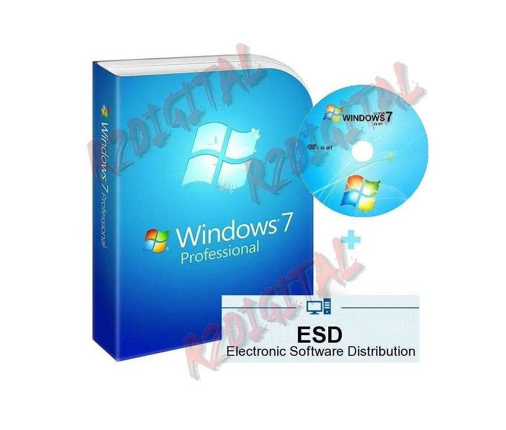 Windows 7 Pro Esd + Dvd 32 64 Bit