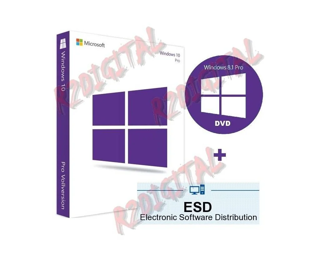 Windows 10 Pro Esd + Dvd 32 64 Bit
