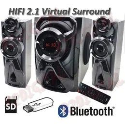 Hi-Fi 2.1 Multimediale Virtual Bluetooth A3320