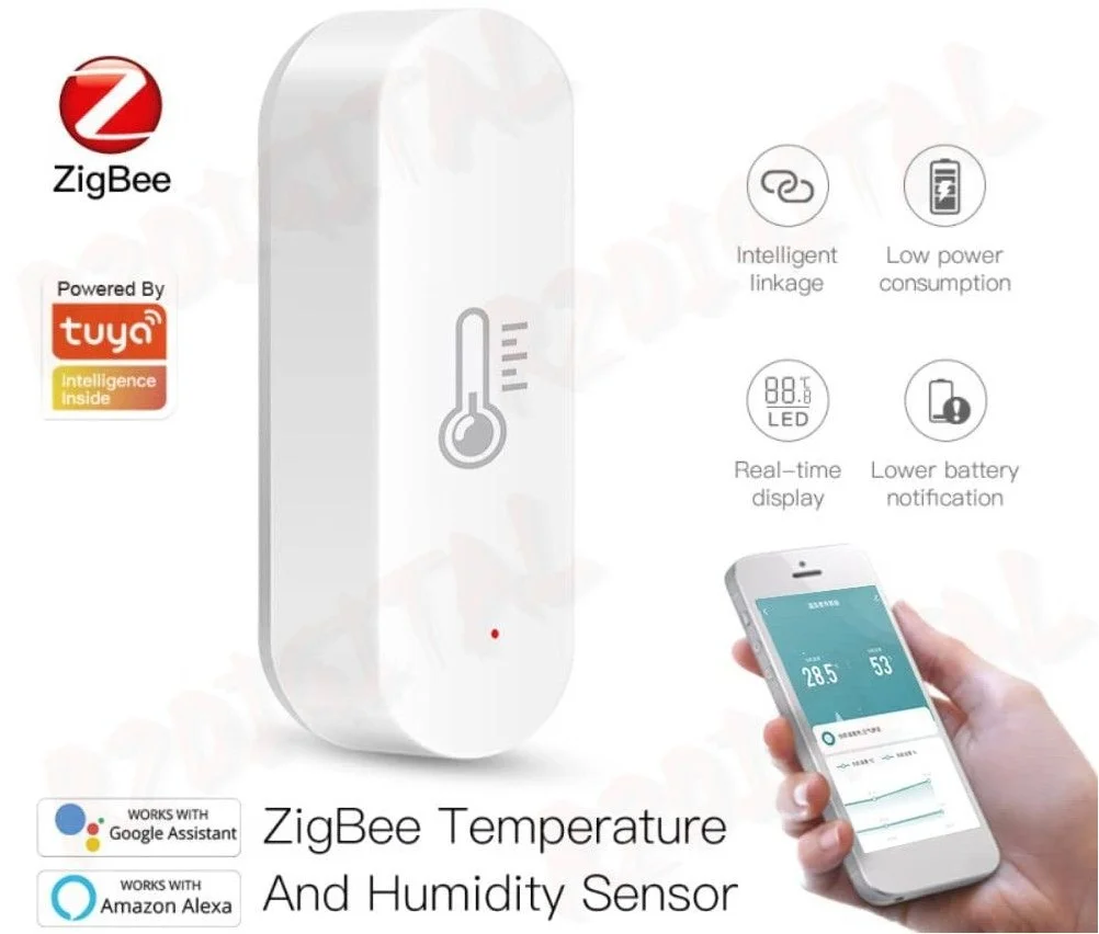 Termometro Zigbee Smart Wifi compatibile Alexa