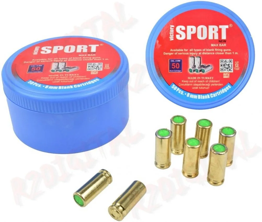 Victory Sport CAL 8 Cartucce a salve in Ottone