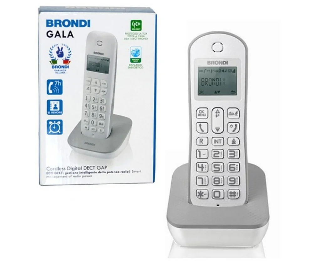 Telefono Cordless Brondi GALA Bianco