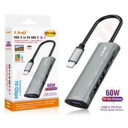 Linq TPC3050 1Gbps 60W Fast charger 5in1