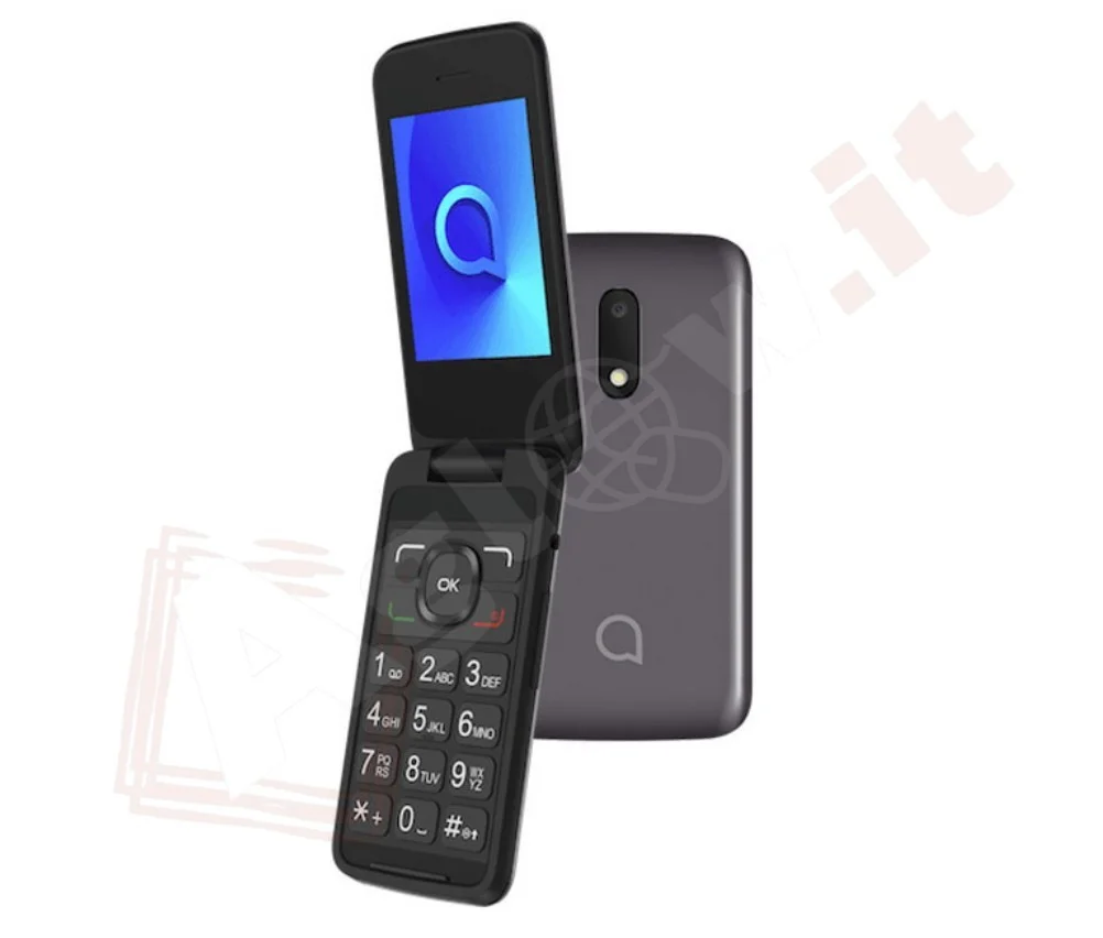Alcatel 3025X 28 Metallic Grey Telefono Cellulare Flip 2.8 pollici