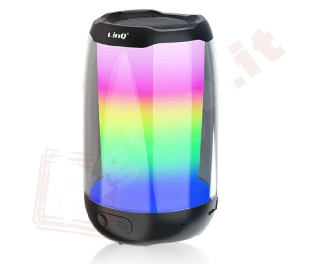 Speaker PK6806 Multicolor Led RGB 360° Bluetooth