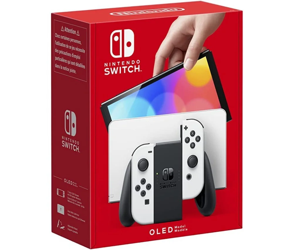 Nintendo Switch OLED White con joy-con Italia