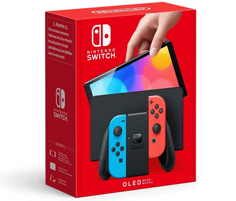 Nintendo Switch OLED Blue Red Italia