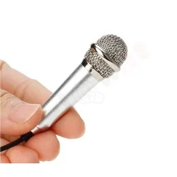 Mini Microfono in Metallo Jack 3.5mm
