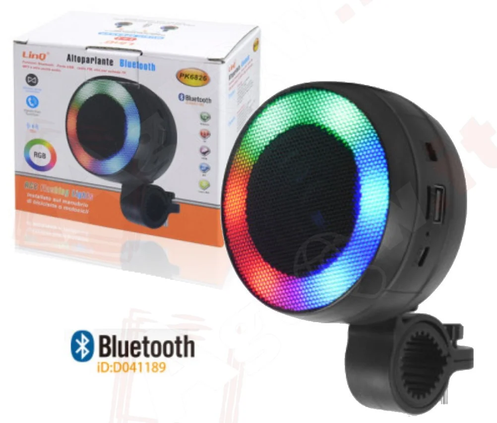 Speaker Bike RGB bluetooth PK6826