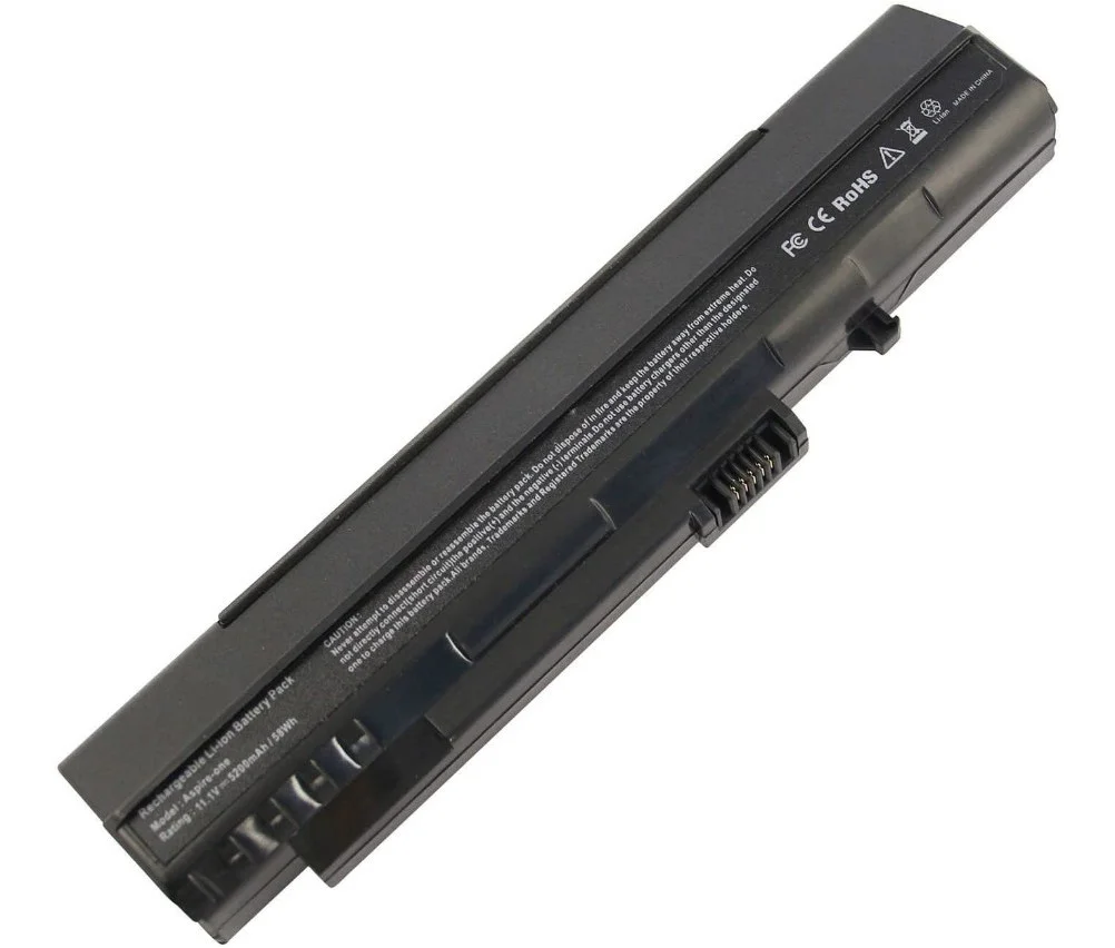 Batteria per Acer Aspire One ZG5 7200mA nero