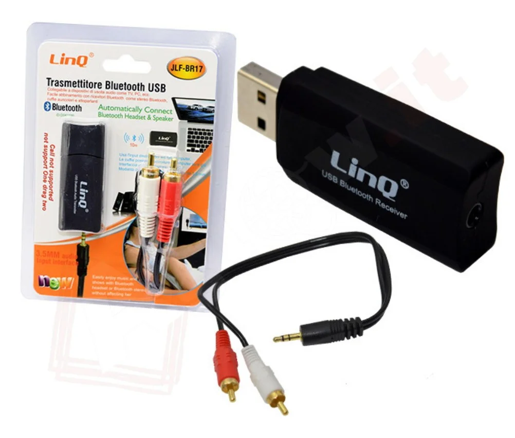 Trasmettitore Ricevitore Audio Bluetooth Wireless LinQ USB-J352